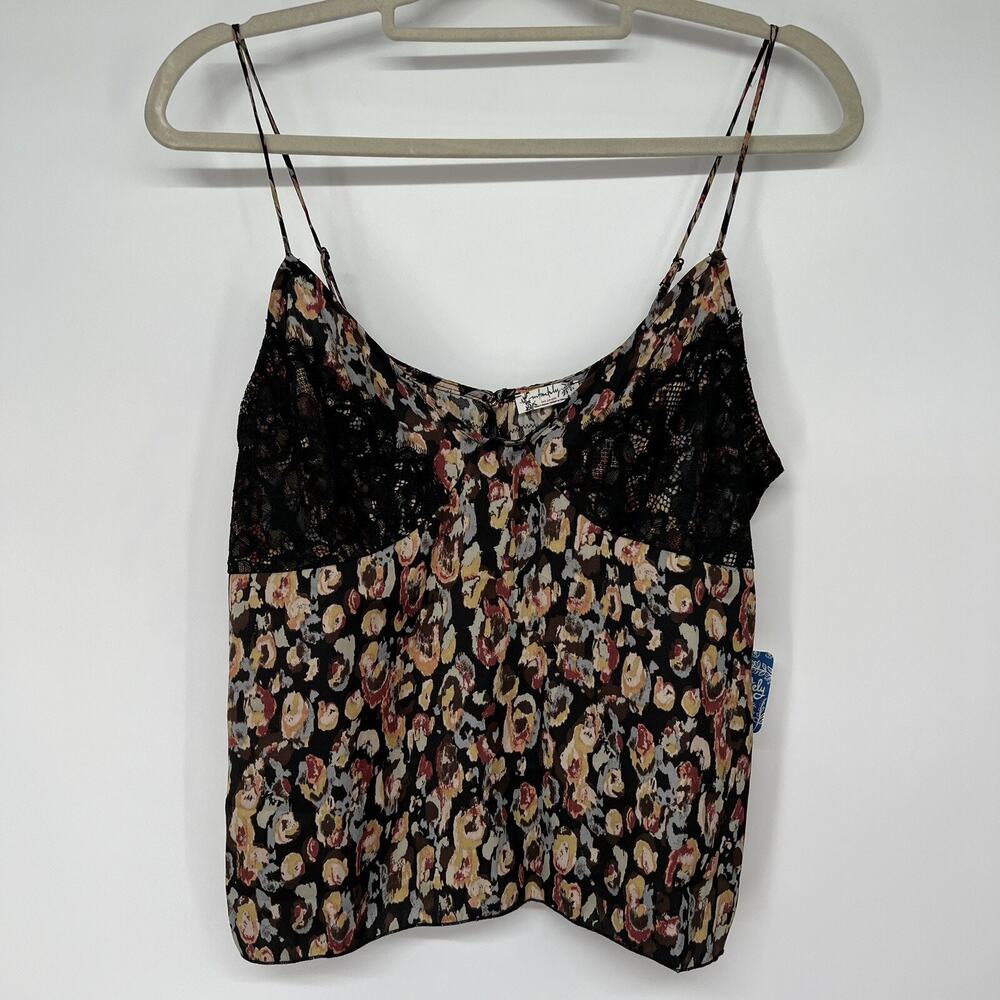 NWT Free People intimately Little Dreams Printed Lace Camisole Size M